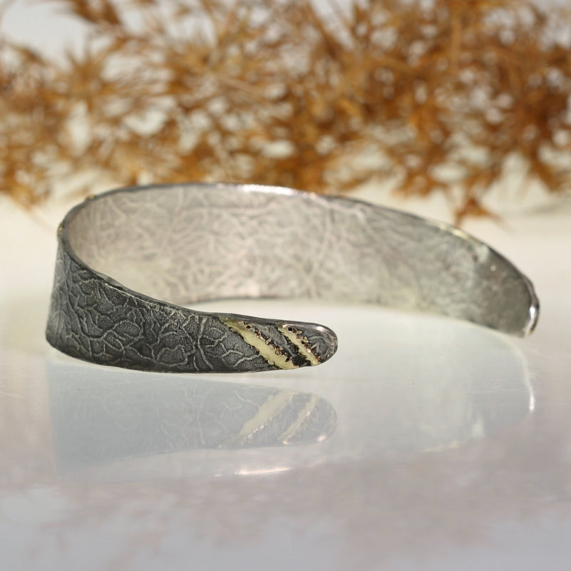 Náramek Simply metals se zlatým "sluncem"